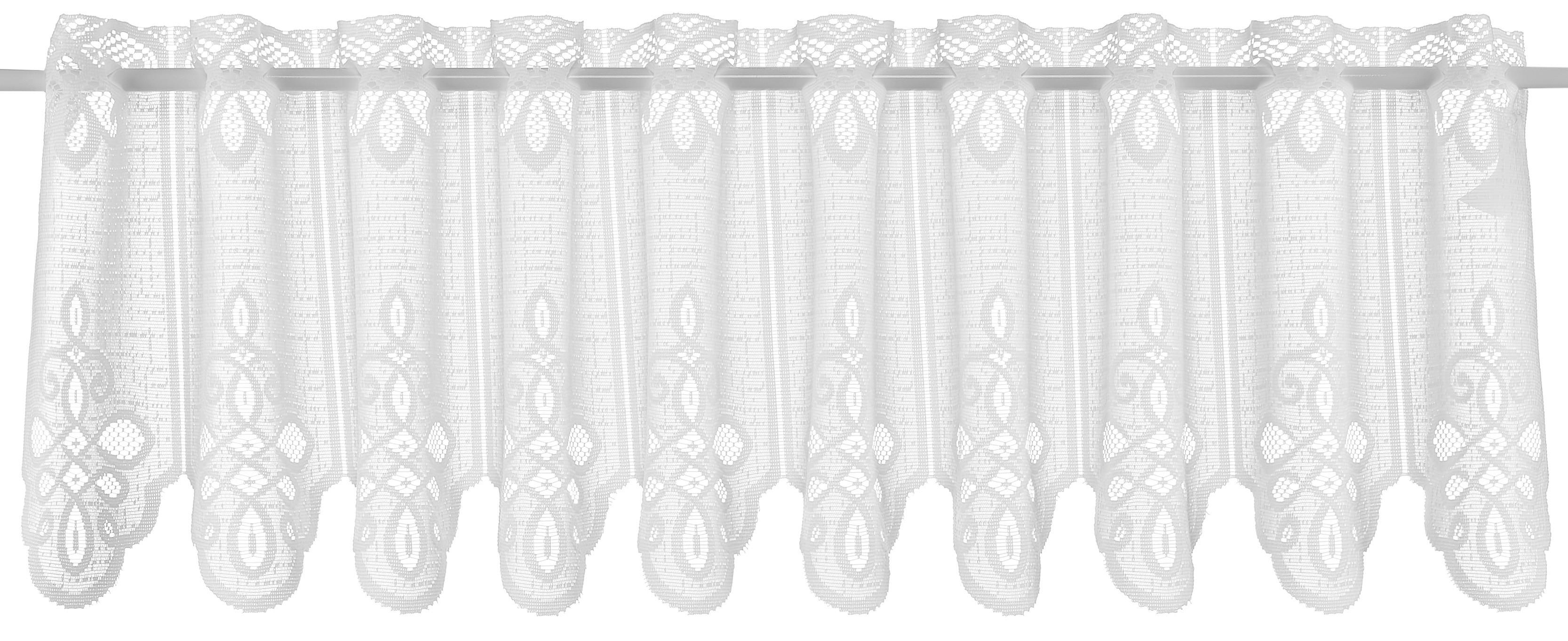 Scheibengardine Borkum weiß B/L: ca. 150x50 cm Borkum - weiß (150,00/50,00cm) - POCOline