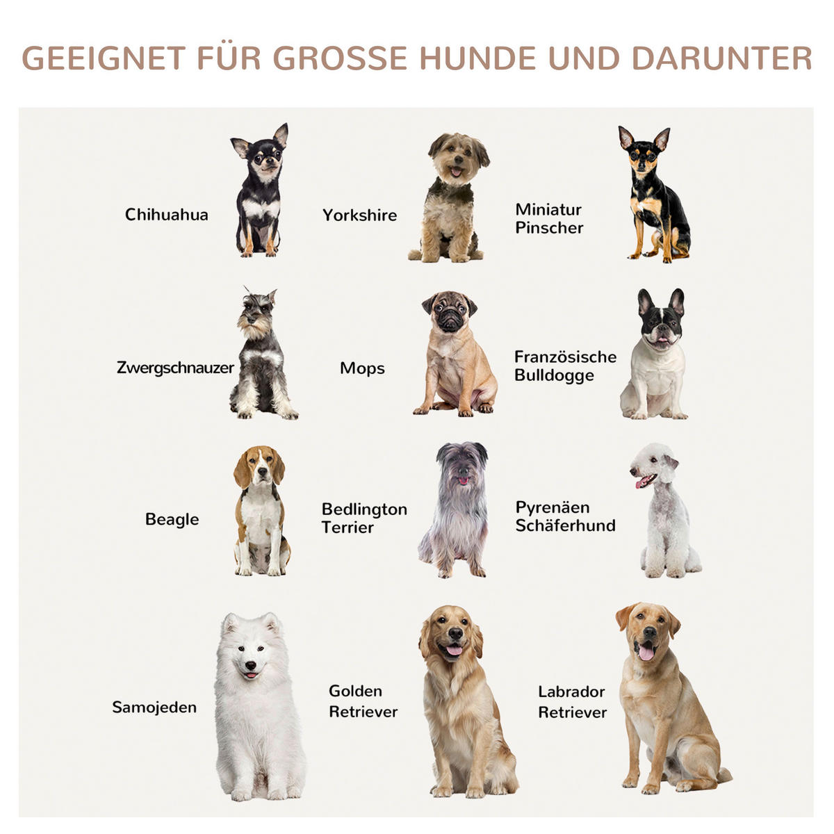 PawHut Hundekäfig weiß Spanplatte B/H/L: ca. 60x76x106 cm Hundekäfig - weiß/walnuss (106,00/60,00/76,00cm) - PawHut