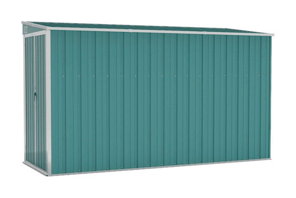 vidaXL Gartenhaus grün B/H/T: ca. 118x178x194 cm Gartenhaus - grün (118,00/178,00/194,00cm) - vidaXL