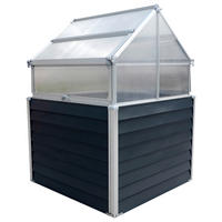 Westmann Hochbeet Store & Grow anthrazit Metall B/H/L: ca. 120x169x120 cm Store & Grow - anthrazit (120,00/120,00/169,00cm) - Westmann
