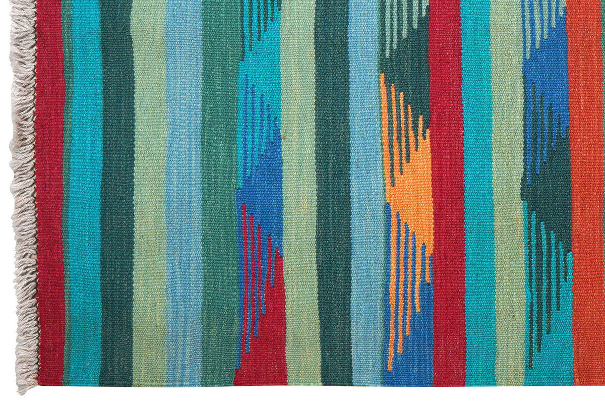 PersaTepp Teppich Kelim Gashgai bunt B/H/L: ca. 100x1x156 cm Kelim Gashgai - bunt (156,00/100,00/1,00cm) - PersaTepp