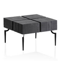 Couchtisch schwarz B/H/T: ca. 60x40x60 cm Couchtisch - schwarz (60,00/40,00/60,00cm) - Wohnling