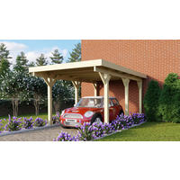 Karibu Carport Classic 1A B/H/T: ca. 318x234x480 cm Classic 1A - natur (318,00/234,00/480,00cm) - Karibu