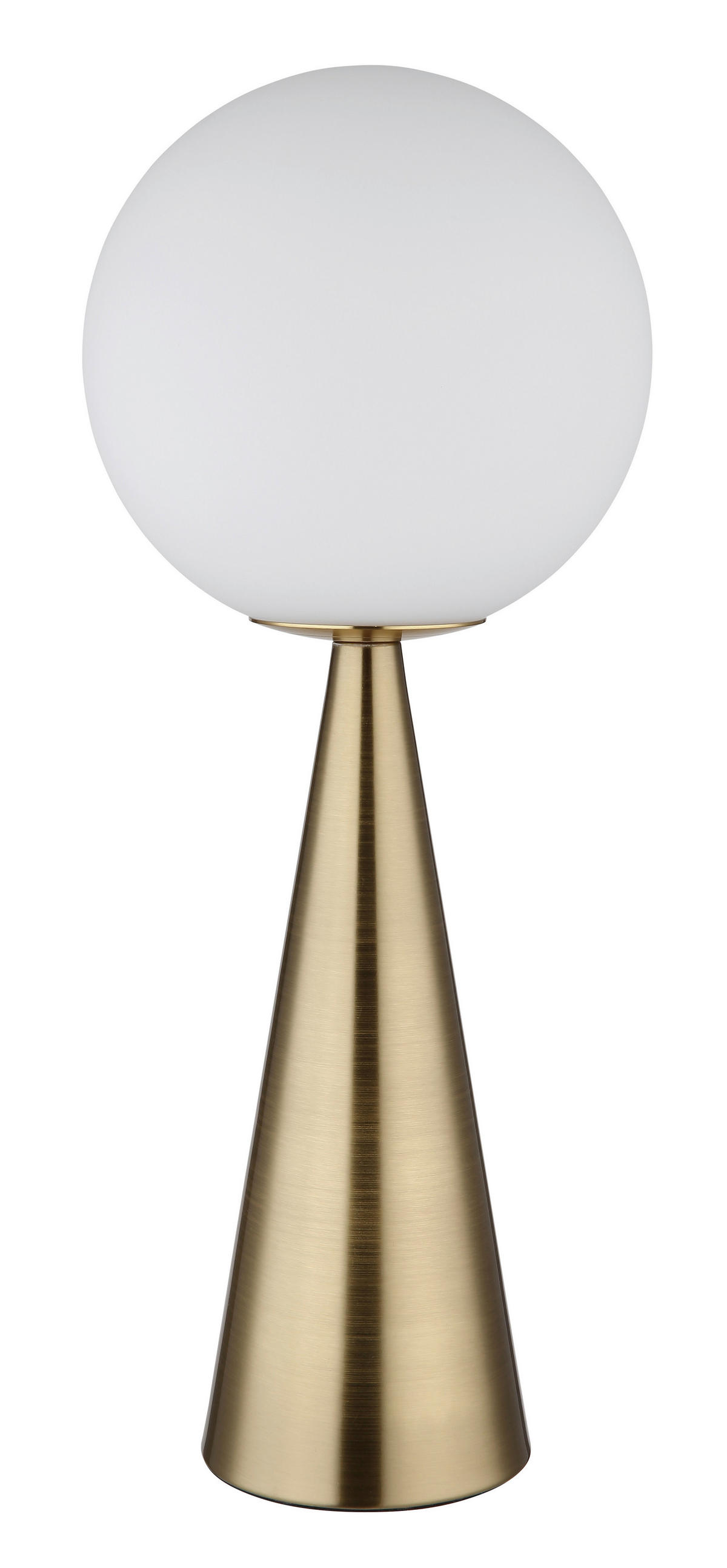 GLOBO Tischleuchte Pinpal 21031M messing Metall Glas H: ca. 50 cm E27 1 Brennstellen Pinpal - messing (50,00cm) - GLOBO