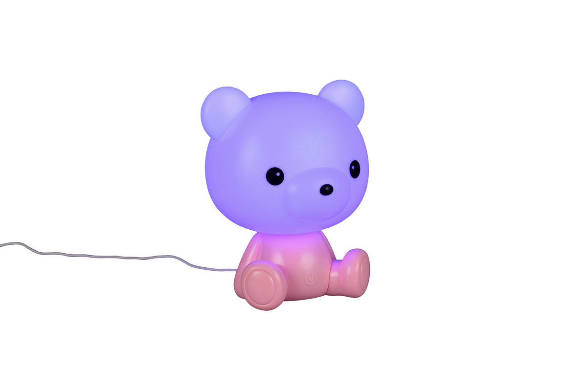 Reality LED Tischleuchte CUTIE pink Kunststoff B/H/T: ca. 21x25,5x19 cm 1 Brennstellen Cutie - pink (21,00/25,50/19,00cm) - Reality