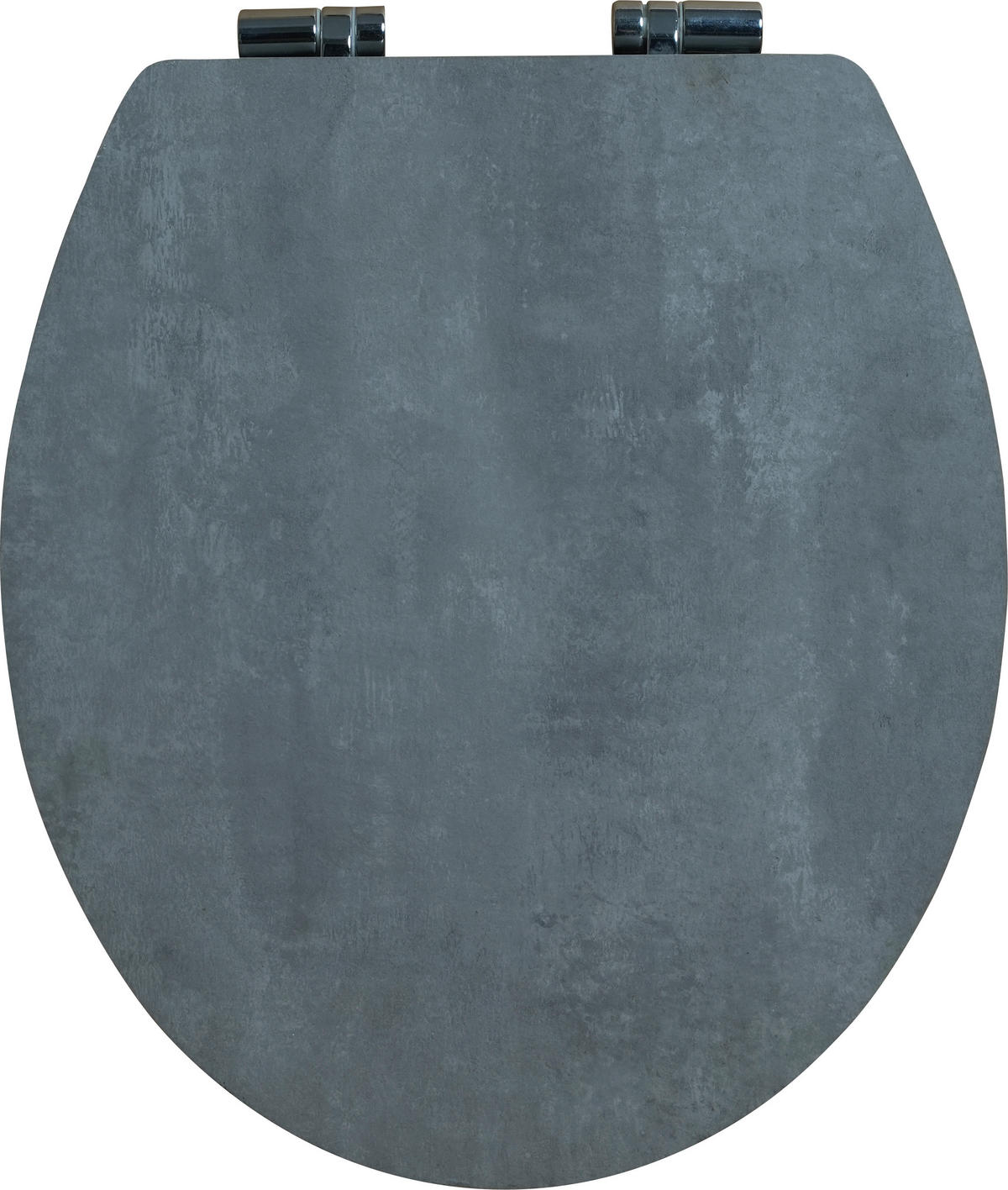 WC-Sitz grau MDF B/H/T: ca. 45x6x38 cm WC-Sitz_Betonoptik MDF - grau (45,00/6,00/38,00cm)