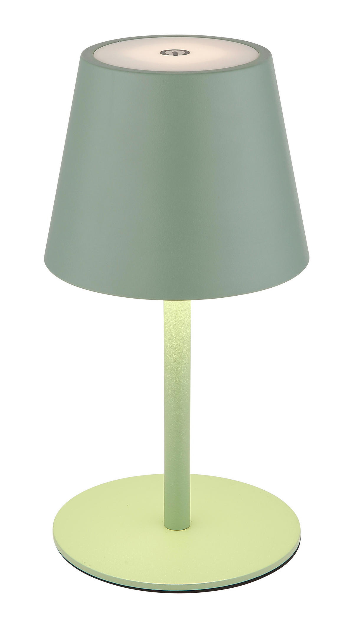 GLOBO LED-Tischleuchte Opal hellgrün Metall Kunststoff H/D: ca. 36x11,5 cm 1 Brennstellen VANNIE I - hellgrün/Opal (11,50/36,00cm) - GLOBO