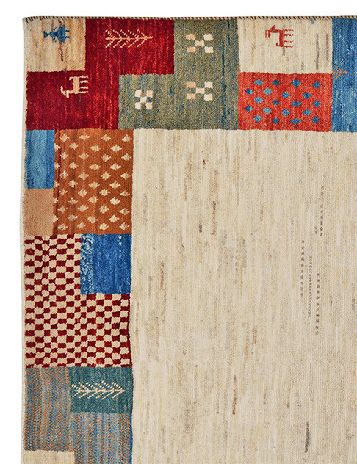 PersaTepp Teppich Gabbeh Sonnat beige B/L: ca. 122x194 cm Gabbeh Sonnat - beige (122,00/194,00cm) - PersaTepp