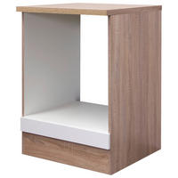 Herdumbauschrank Samoa weiß Eiche Nachbildung B/H/T: ca. 60x85x60 cm Samoa - Eiche/weiß (60,00/85,00/60,00cm) - Flex-Well