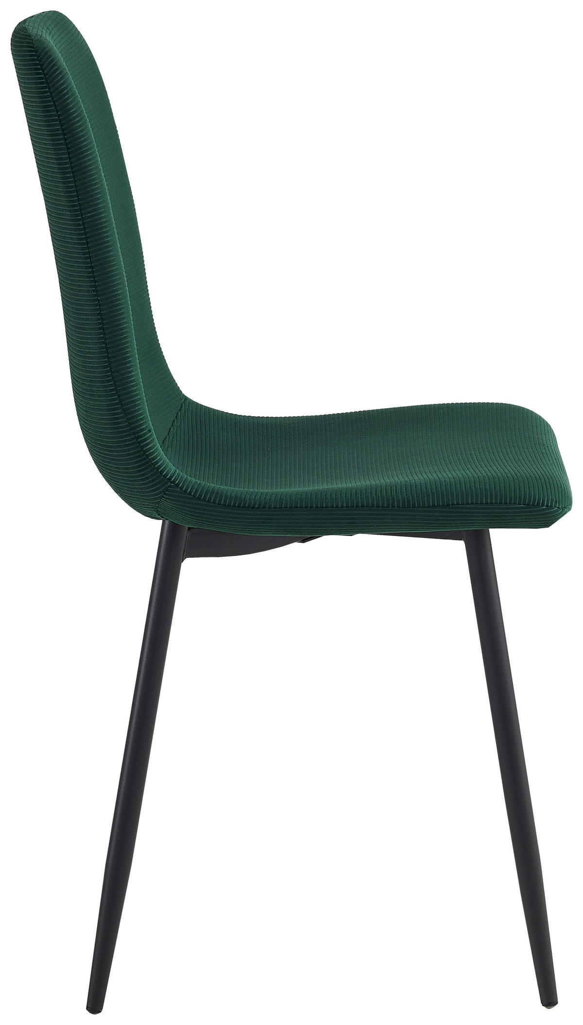 Stuhl Leipzig, 4er-Set moosgrün Metall Microfaser B/H/T: ca. 44x92x54 cm Leipzig, 4er-Set - moosgrün (44,00/92,00/54,00cm) - Hela