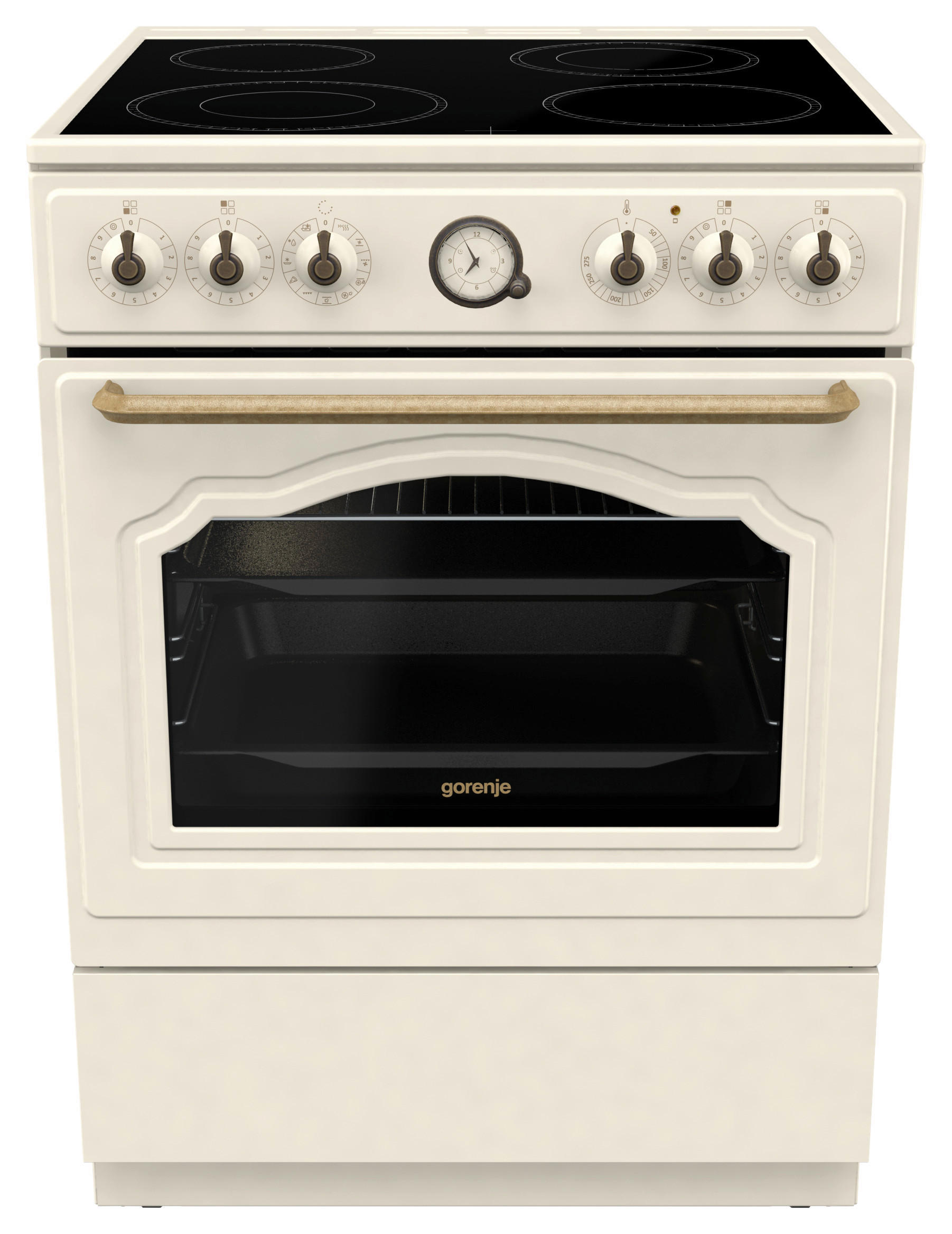 Gorenje Stand-Elektroherd beige B/H/T: ca. 60x85x60 cm Stand-Elektroherd GECS6B70CLI - beige (60,00/85,00/60,00cm) - Gorenje
