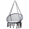 Grasekamp Hängesessel Mora grau Holz B/H/L: ca. 80x100x80 cm Mora - grau (80,00/80,00/100,00cm) - Grasekamp