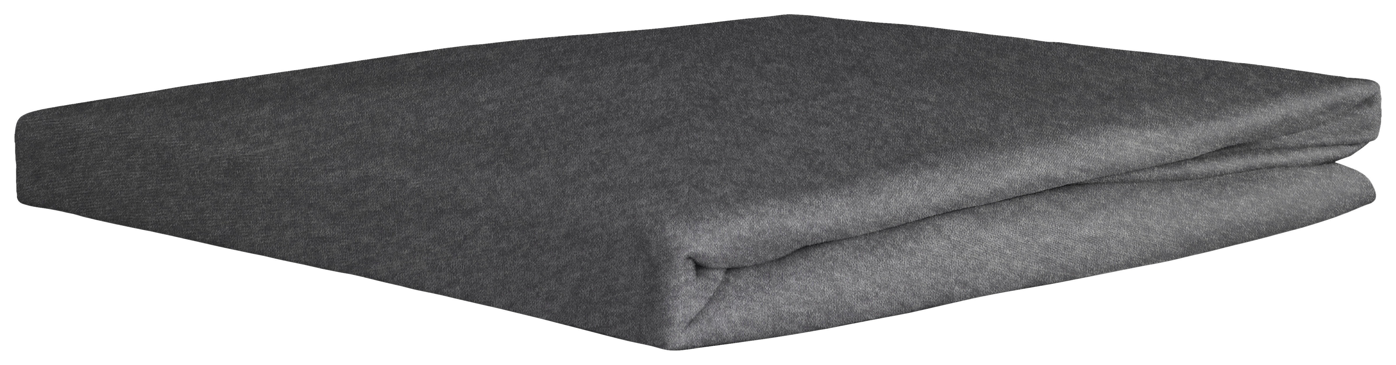 Spannbetttuch Spannbetttuch_Jersey 100x200cm - anthrazit (100,00/200,00cm) - CASTELL