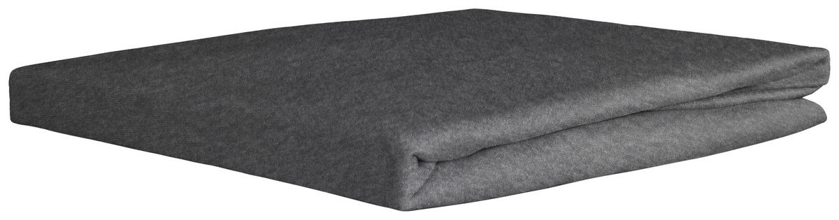 Spannbetttuch Spannbetttuch_Jersey 150x200cm - anthrazit (150,00/200,00cm) - CASTELL