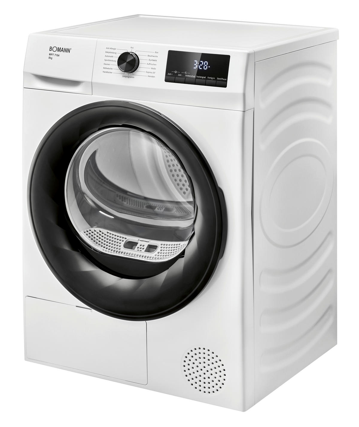 Bomann Wärmepumpentrockner WPT 7154 weiß B/H/T: ca. 59,5x84,5x58 cm ca. 8 kg Wärmepumpentrockner WPT 7154 - weiß (59,50/84,50/58,00cm) - Bomann