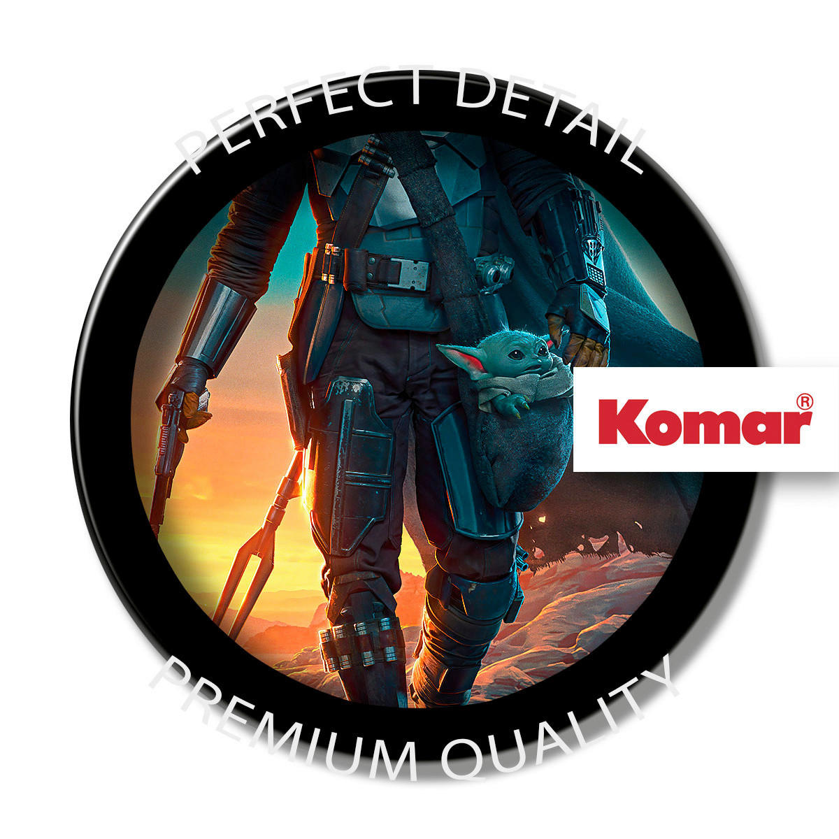 Komar Fototapete The Mandalorian Gunslingers B/L: ca. 200x250 cm The Mandalorian Gunslingers - (200,00/250,00cm) - Komar