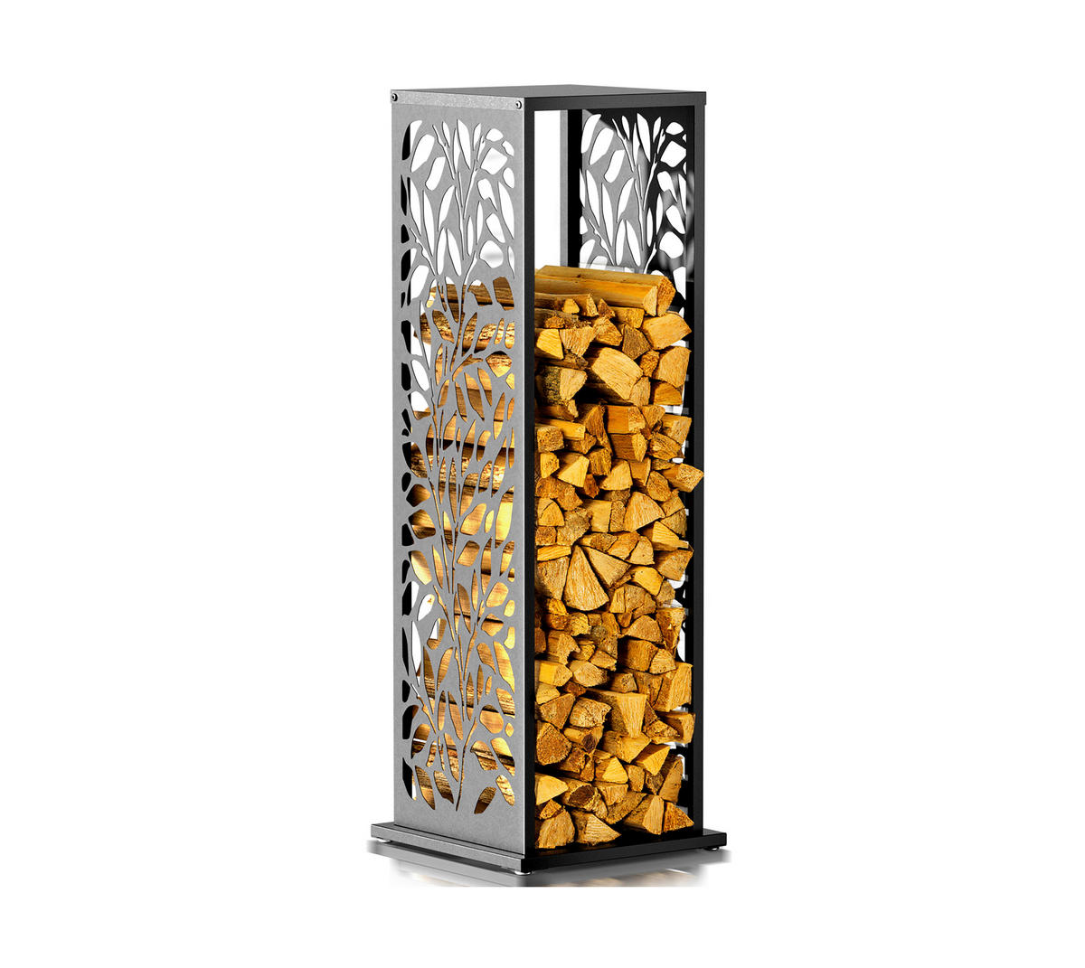 Westmann Kaminholzregal Luma anthrazit B/H/L: ca. 38x112x38 cm Luma - anthrazit (38,00/38,00/112,00cm) - Westmann