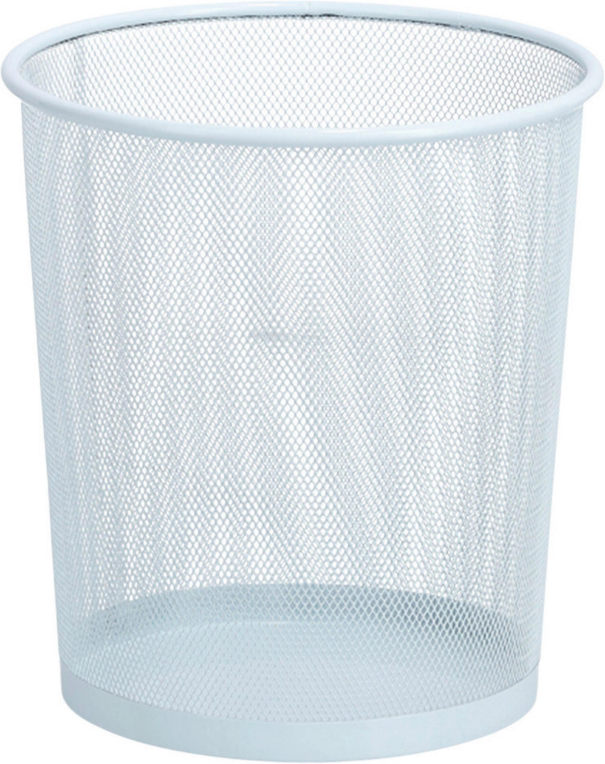 Zeller Papierkorb weiß B/H/L: ca. 26x26x28 cm Papierkorb - weiß (28,00/26,00/26,00cm) - Zeller