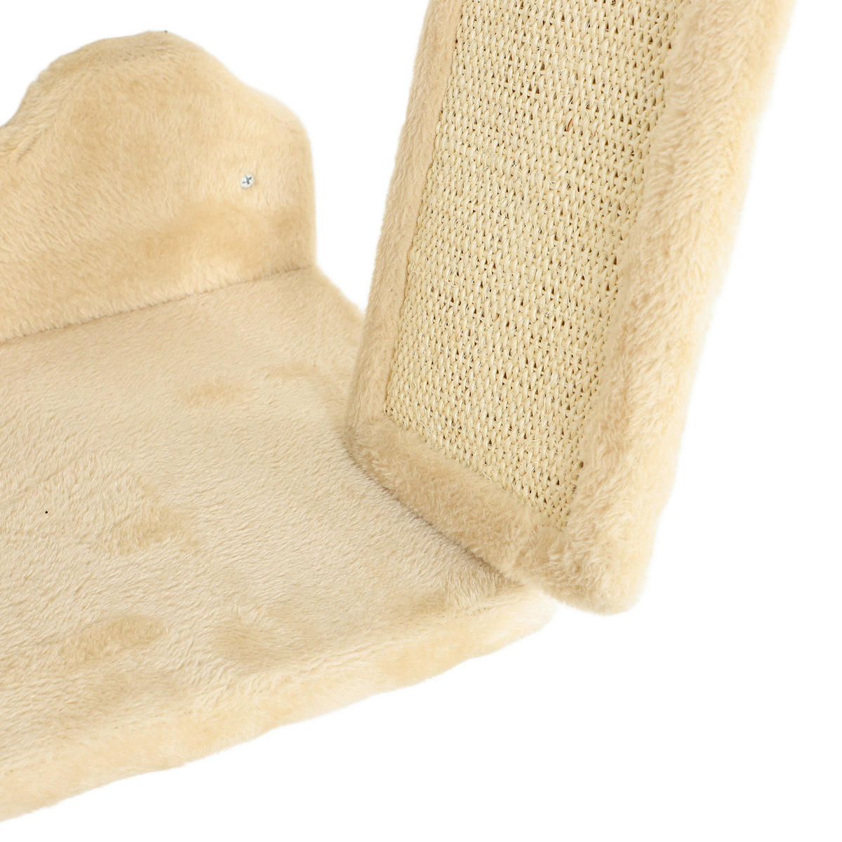 PawHut Katzen Kletterwand Set beige Spanplatte B/H/L: ca. 38,5x83x158 cm Katzen Kletterwand Set - beige (158,00/38,50/83,00cm) - PawHut