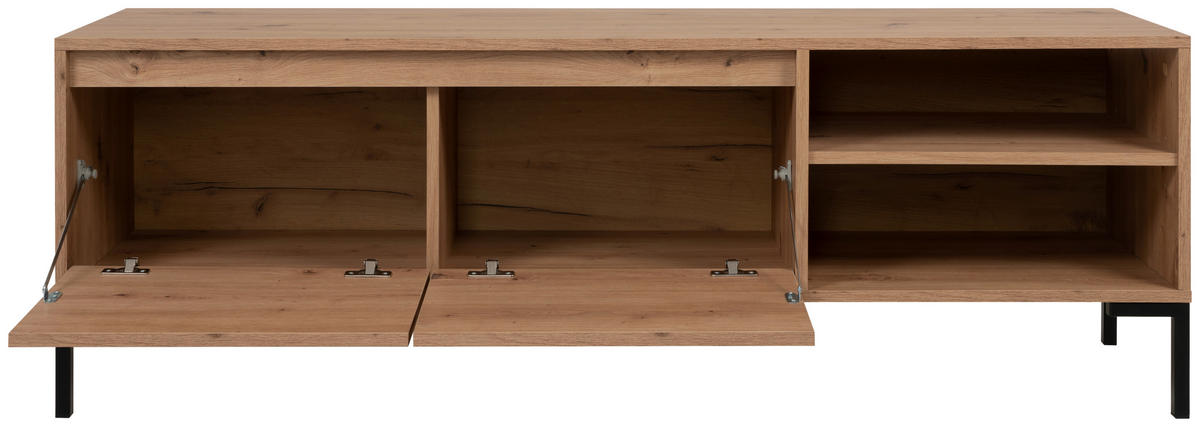 TV-Lowboard Korsika Eiche Artisan Nachbildung B/H/T: ca. 150x49x40 cm Korsika - Eiche (150,00/49,00/40,00cm)