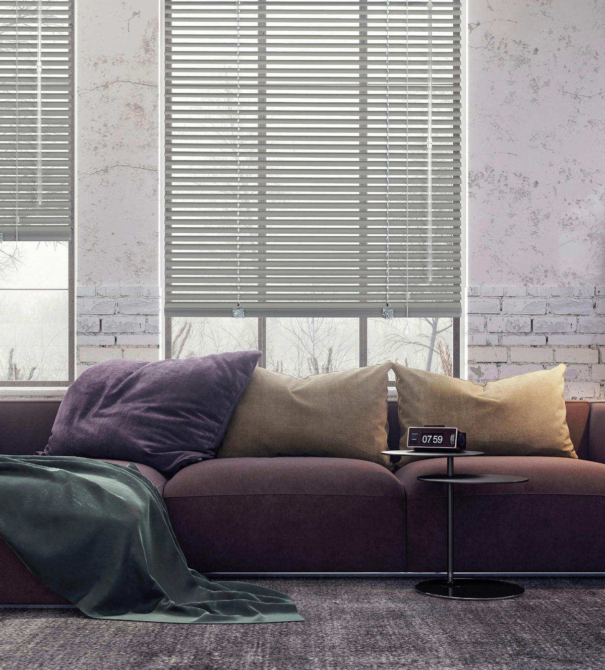 Alu-Jalousie silber B/L: ca. 100x220 cm Alu-Jalousie - silber (100,00/220,00cm)
