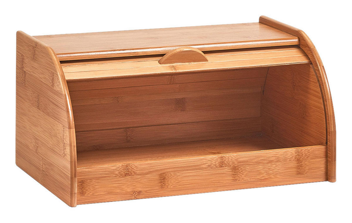Zeller Rollbrotkasten natur Bambus B/H/L: ca. 26x20x40 cm Rollbrotkasten - natur (40,00/26,00/20,00cm) - Zeller