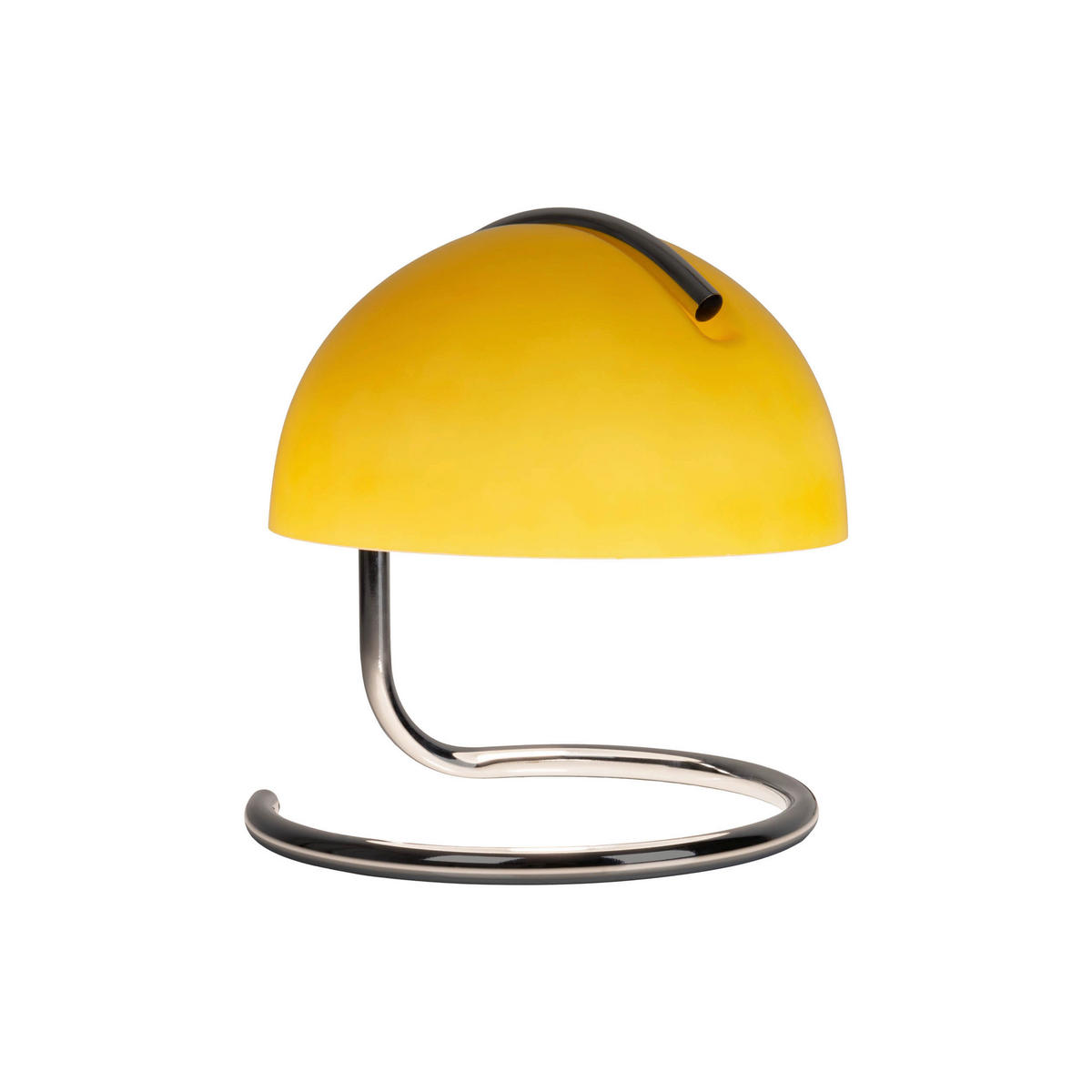Näve Leuchten Tischleuchte gelb Metall Glas B/H/T/D: ca. 23,5x25x23,5x23,5 cm E27 1 Brennstellen BURANO - gelb (23,50/25,00/23,50cm) - Näve Leuchten