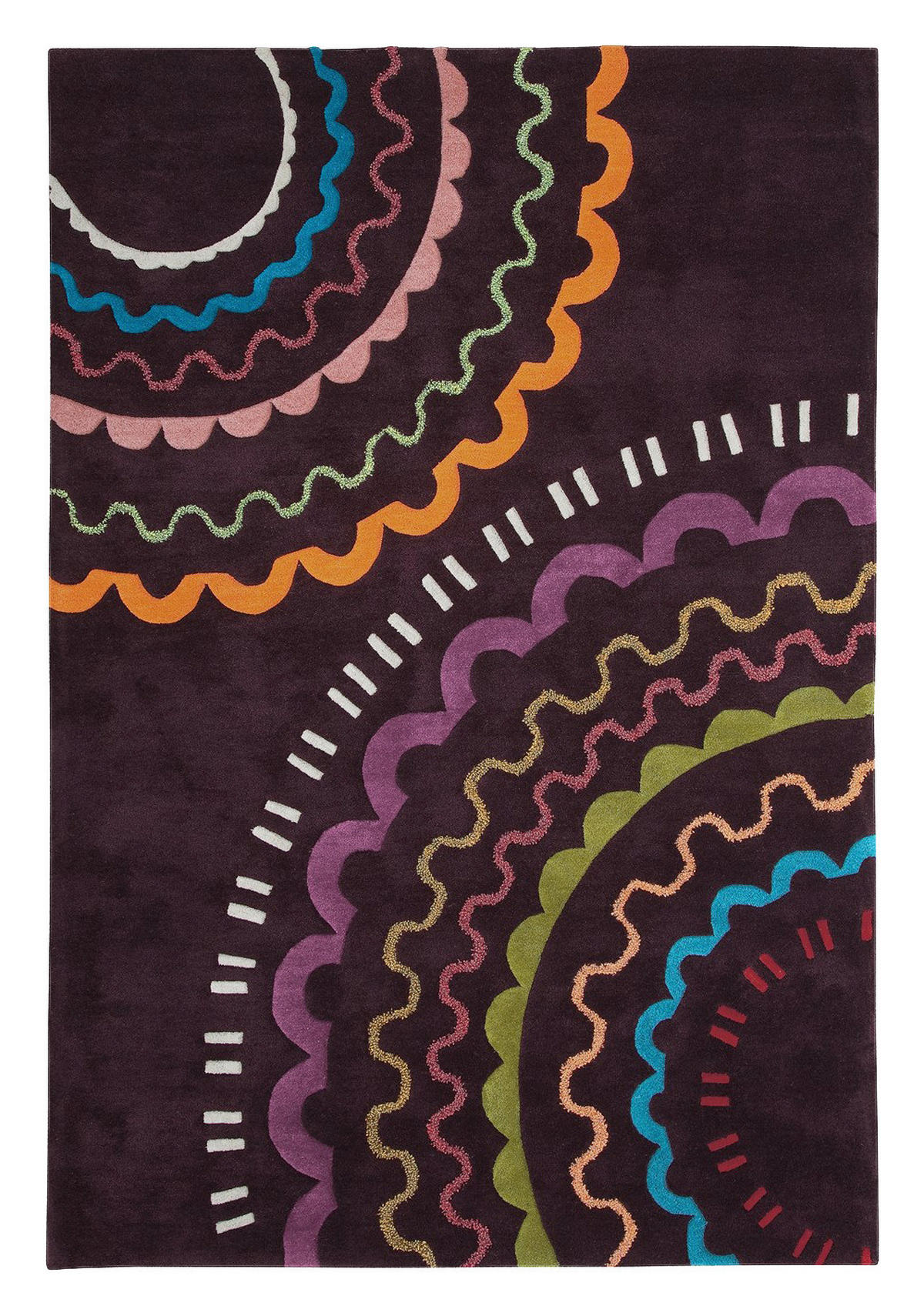 Arte Espina Kurzflorteppich Spirit 3086 violett B/L: ca. 140x200 cm Spirit 3086 - mehrfarbig/violett (140,00/200,00cm) - Arte Espina