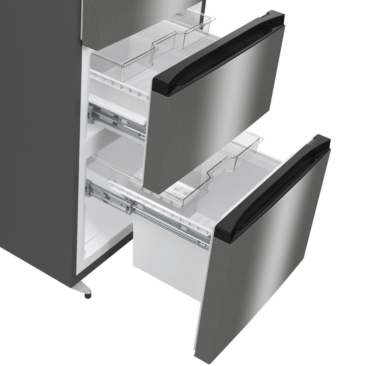 Hisense Kühl-/Gefrierkombination RM469N4ACD Silbergrau Kühl-Gefrierkombi RM469N4ACD - Silbergrau - Hisense