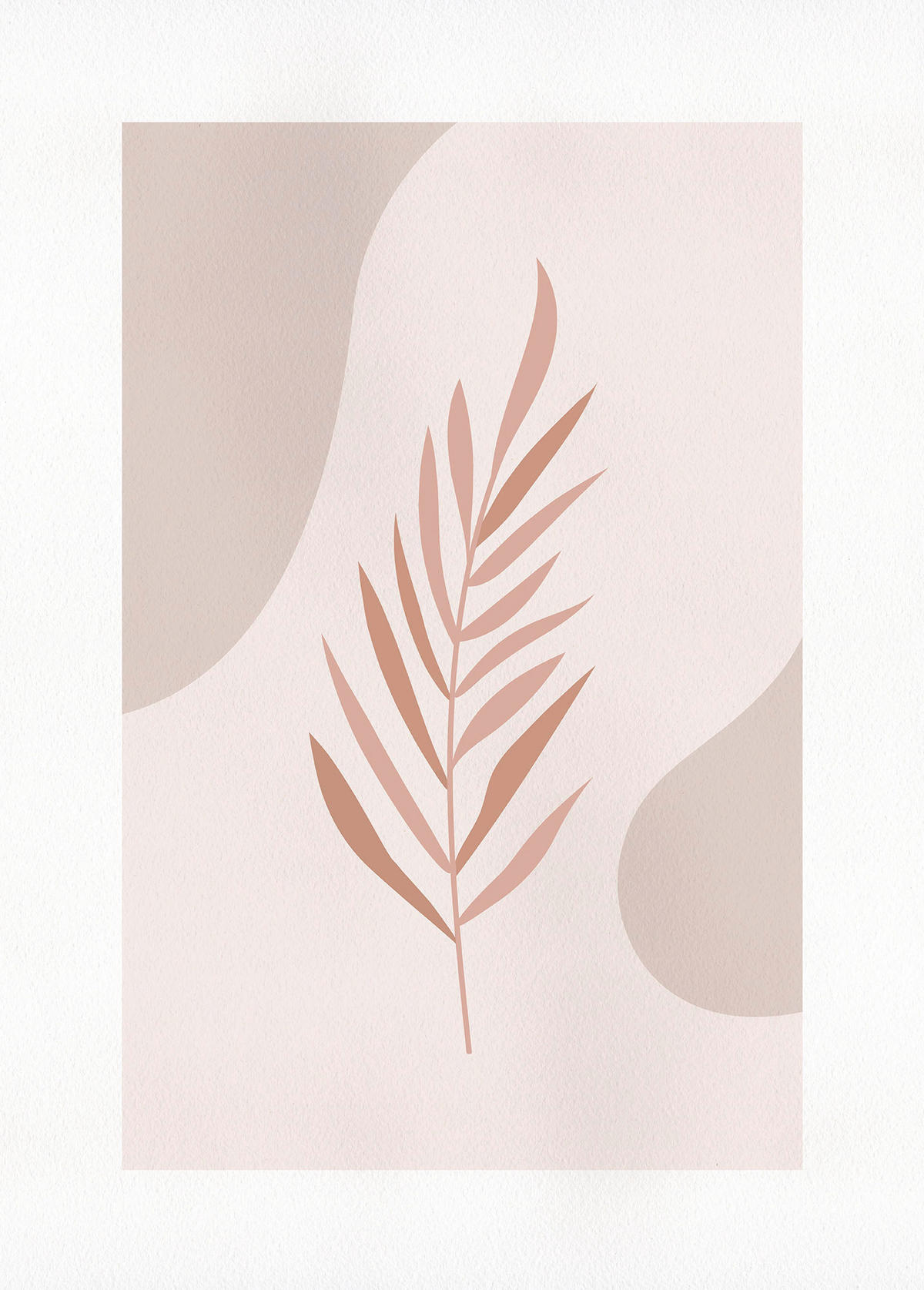 Komar Poster Gentle Desert Abstrakt B/L: ca. 50x70 cm Gentle Desert - (50,00/70,00cm) - Komar