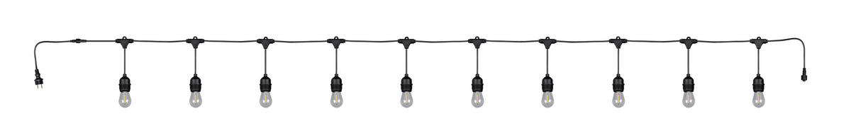 Solarlichterkette mattschwarz B: ca. 65 cm Chain - mattschwarz (65,00cm) - Reality