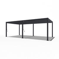 PergoLine Pergola Superior anthrazit Aluminium B/H/L: ca. 720x255x360 cm Superior - anthrazit (360,00/720,00/255,00cm) - PergoLine