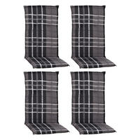 Beo Saumauflage für Hochlehner Beckley grauschwarz Polyester-Mischgewebe B/H/S: ca. 50x118x6 cm 4er Set Beckley - grauschwarz (50,00/118,00cm) - Beo