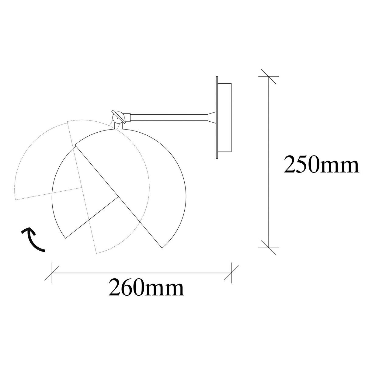 Opviq Wandleuchte Berceste schwarz gold Metall B/H/T/L: ca. 26x25x26x20 cm E27 1 Brennstellen Berceste - gold/schwarz (20,00/26,00/25,00cm) - Opviq