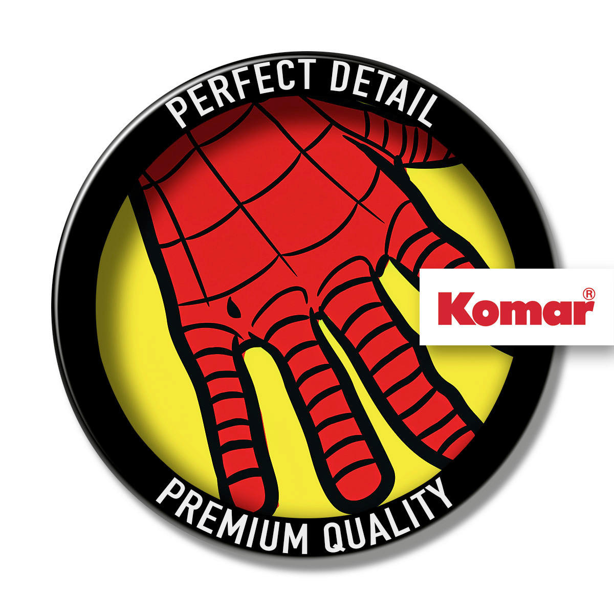 Komar Poster Marvel PowerUp Spider-Man Hand Disney B/L: ca. 30x40 cm Marvel PowerUp Spider-Man Hand - (30,00/40,00cm) - Komar
