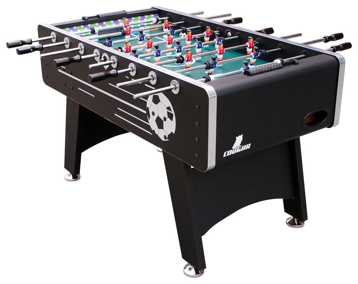 Cougar Kickertisch Arena B/H/L: ca. 75x88x141 cm Arena - schwarz (141,00/75,00/88,00cm) - Cougar