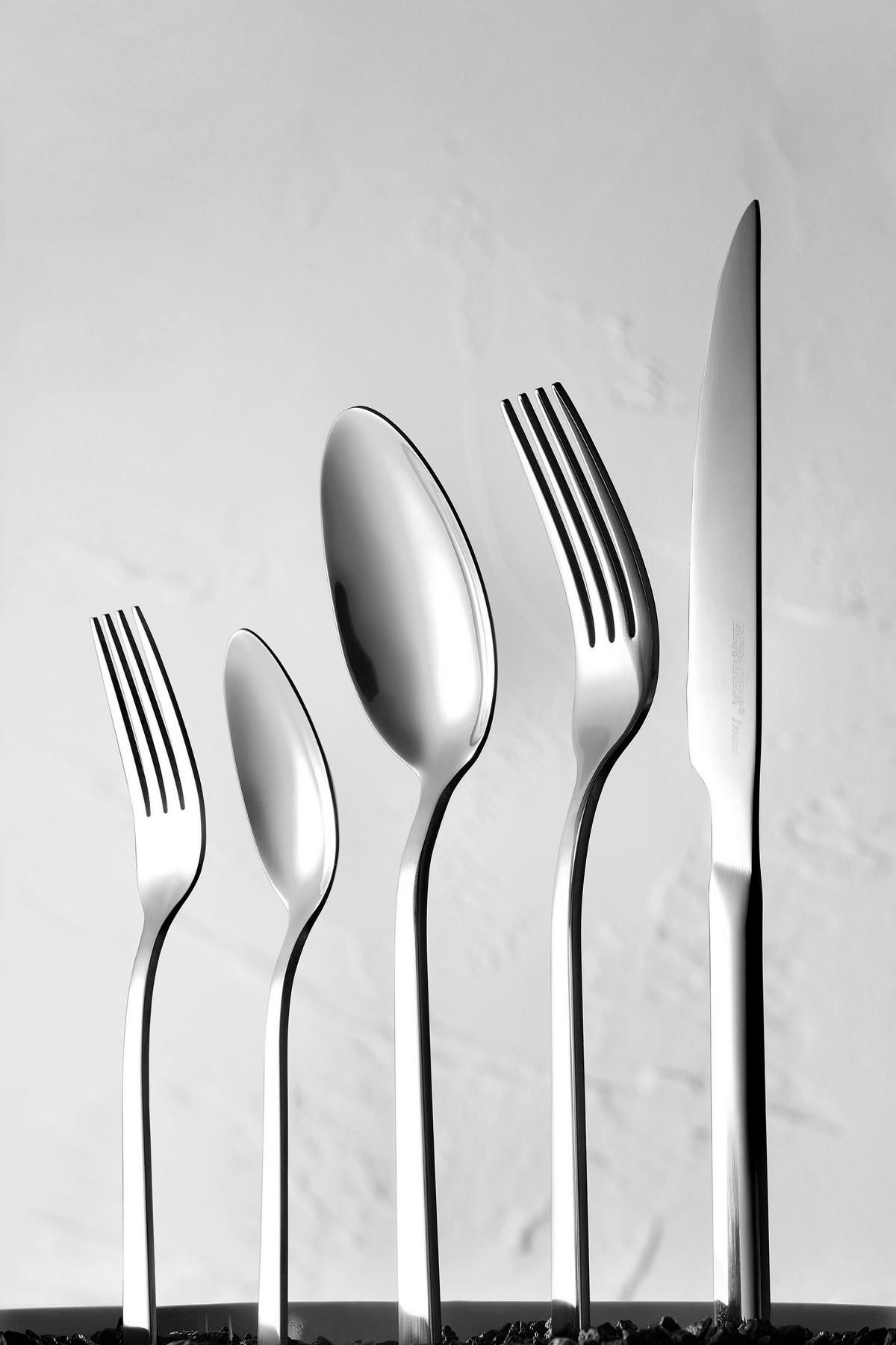BERGNER Besteckset SOFIA silber Edelstahl 60 tlg. SOFIA - silber (40,00/26,00/5,00cm) - BERGNER