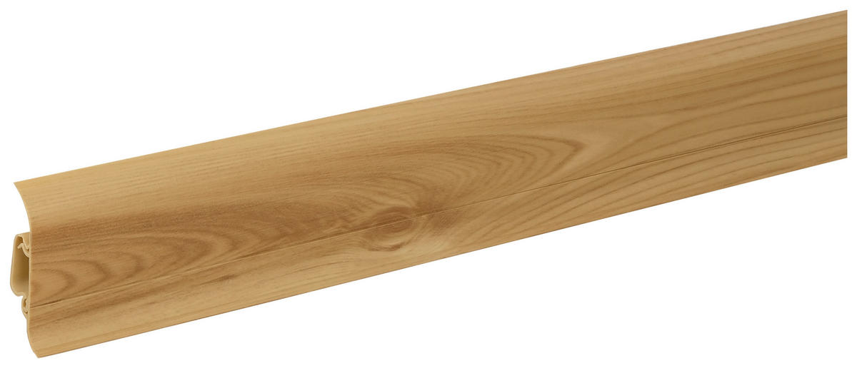 Sockelleiste B/H/L: ca. 2,2x6x250 cm Sockelleiste Kabelk 60mm Ulme - (250,00/2,20/6,00cm)