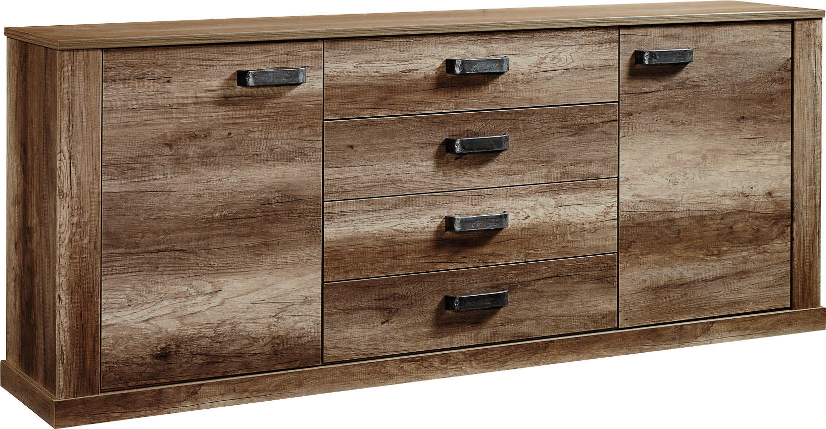 Sideboard Aalborg Oak Monument Nachbildung Spanplatte B/H/T: ca. 212x86x40 cm