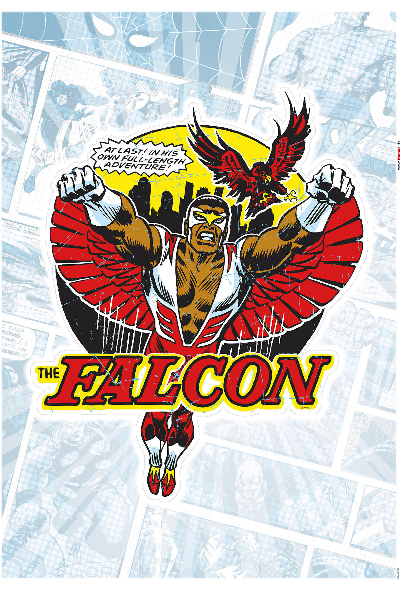 Komar Wandtattoo Falcon Comic Classic  Falcon Comic Classic B/L: ca. 50x70 cm