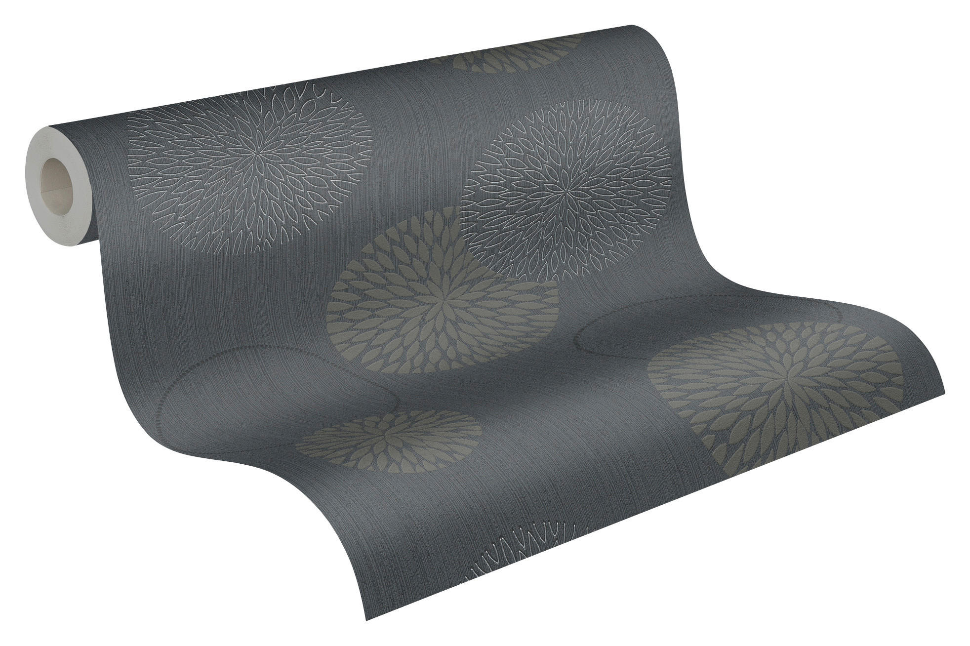 A.S.Creation Vliestapete Black & White Punkte grau B/L: ca. 53x1005 cm Black & White - grau (53,00/1005,00cm) - A.S.Creation