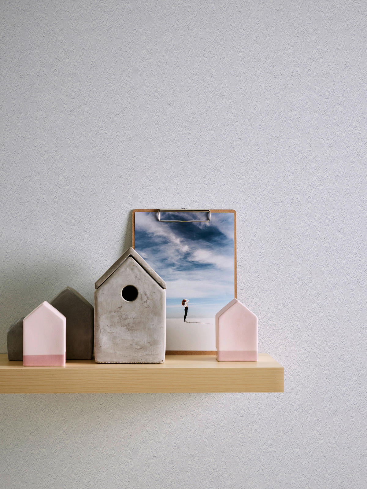 A.S.Création Papiertapete weiß B/H/D: ca. 53x1005x8,5 cm Papiertapete - weiß (8,50/1005,00cm) - A.S.Creation