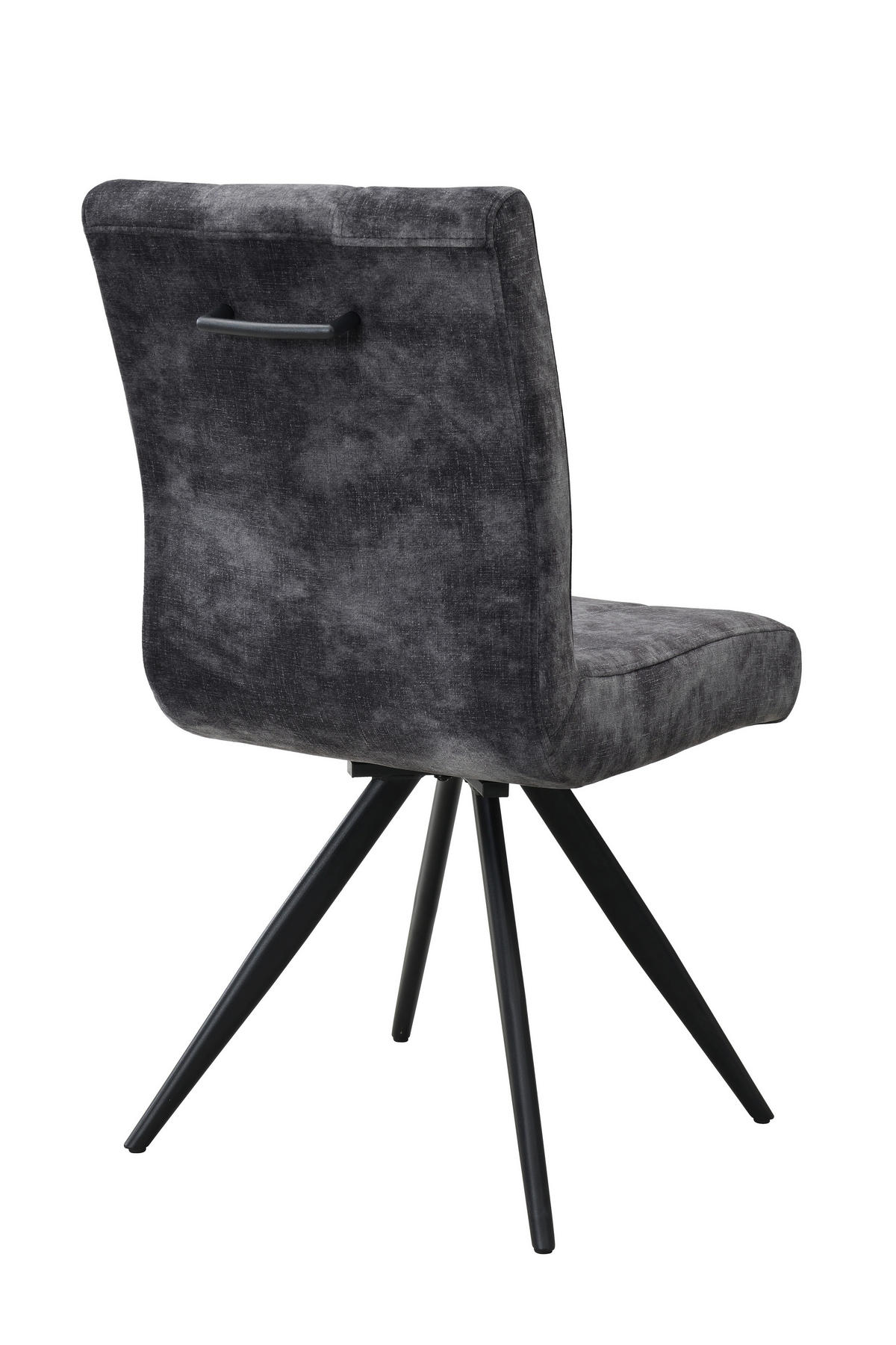 Drehstuhl Porto anthrazit Microfaser B/H/T: ca. 58x94x60 cm Porto - schwarz/anthrazit (58,00/94,00/60,00cm)