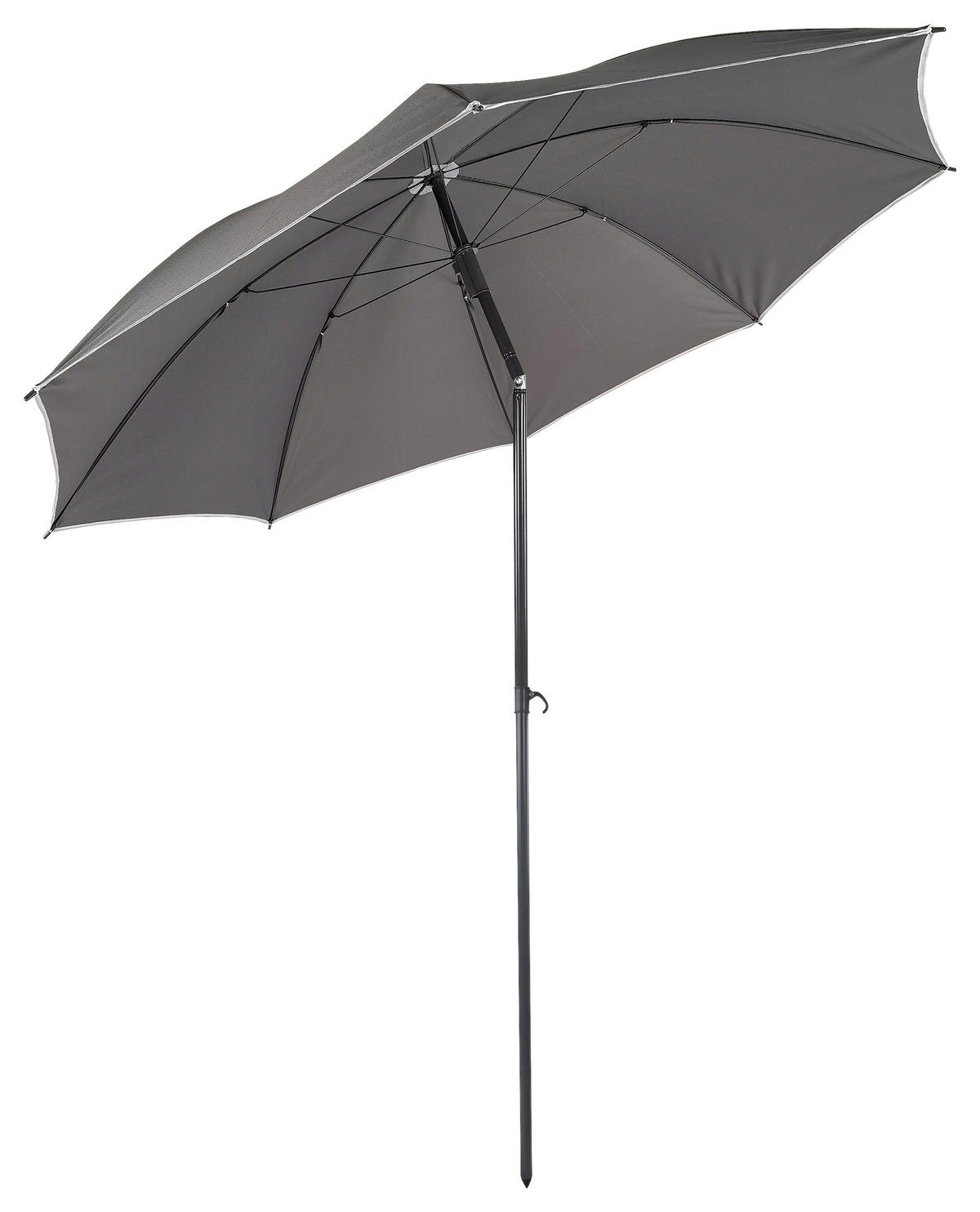 VCM Balkon-Sonnenschirm anthrazit Stahl H/D: ca. 320x200 cm Balkon-Sonnenschirm - anthrazit (200,00/320,00cm) - VCM