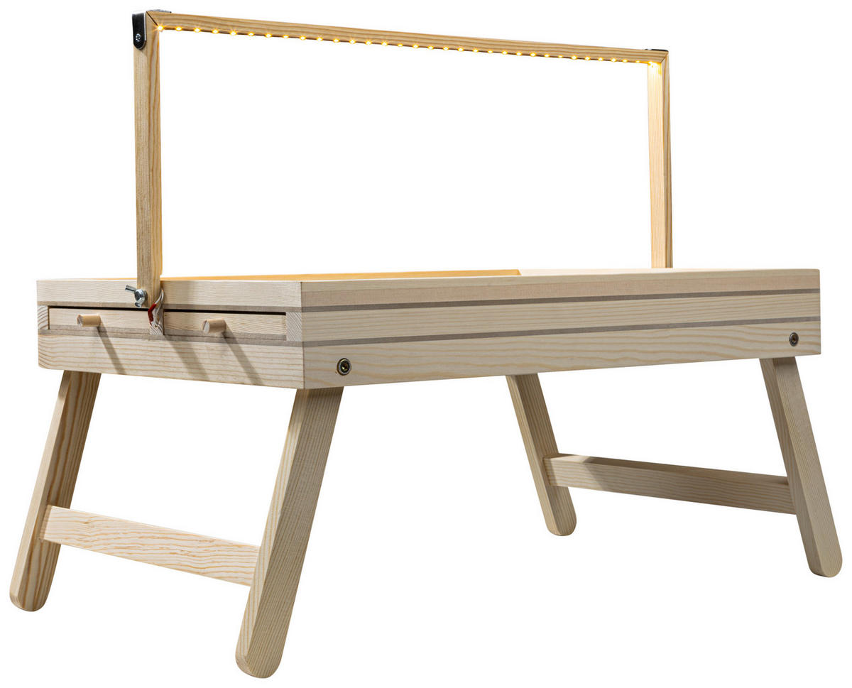HI Puzzlebrett m.LED-Beleuchtung 1000er B/H/T: ca. 76x56x38 cm 1000er - natur (76,00/56,00/38,00cm) - HI