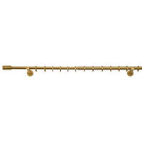 Stilgarnituren rillcube gold Metall ausziehbar von ca. 120 bis 210 cm 1.0 Läufe rillcube - gold - ondeco