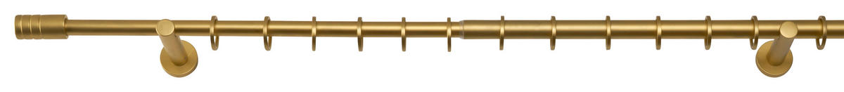 Stilgarnituren rillcube gold Metall ausziehbar von ca. 120 bis 210 cm 1.0 Läufe rillcube - gold - ondeco