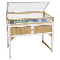 AXI Hochbeet B/H/L: ca. 54x120x120 cm Hochbeet - braun/weiß (120,00/54,00/120,00cm) - AXI