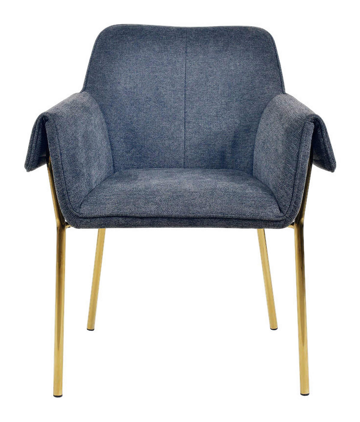 Stuhl Kelsey 101 anthrazit Microfaser B/H/T: ca. 69x82,5x60 cm Kelsey 101 - gold/anthrazit (69,00/82,50/60,00cm) - 360 Living
