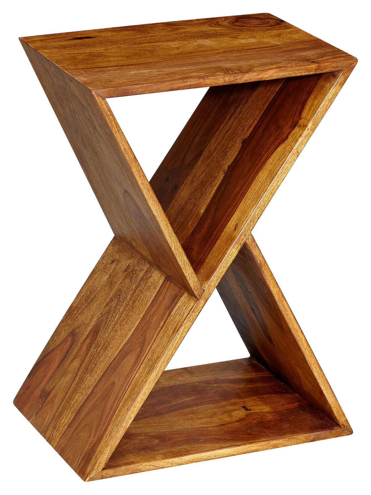 Beistelltisch rosenholz Nachbildung Holz B/H/T: ca. 43x60x30 cm Beistelltisch - rosenholz (43,00/60,00/30,00cm) - Wohnling